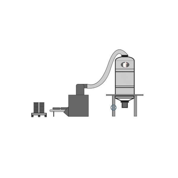 animation bag opener and silos